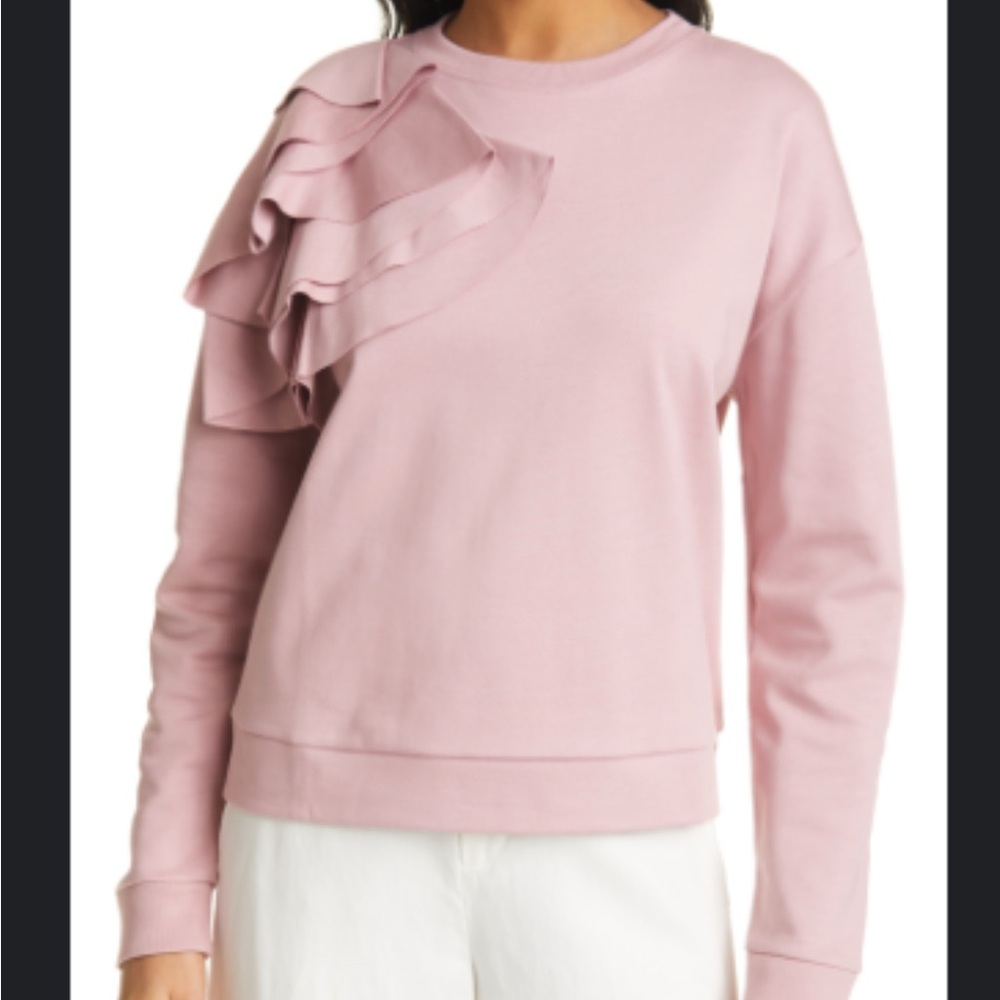Ted Baker Ruffle Sweatshirt - Picture 3 of 3